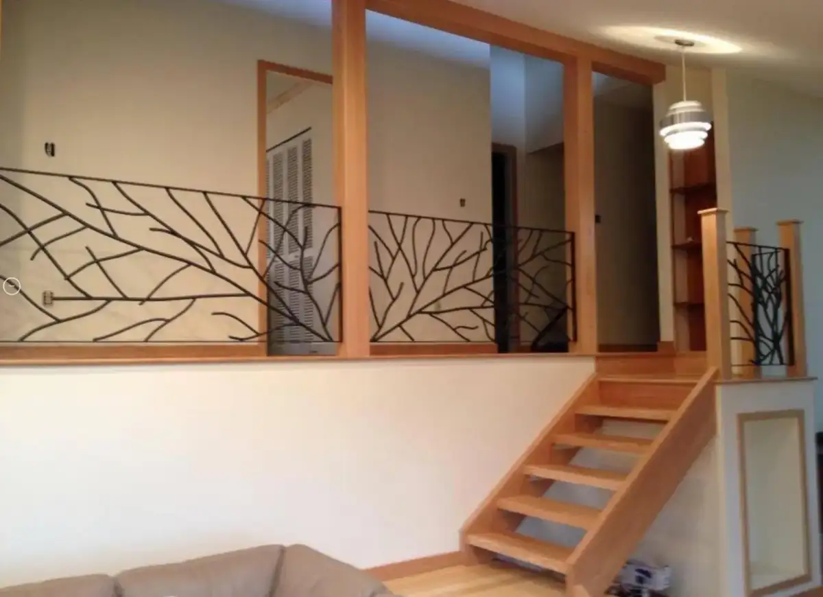 Branch pattern railing