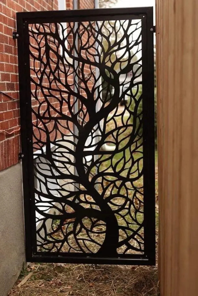 Tree privacy panel